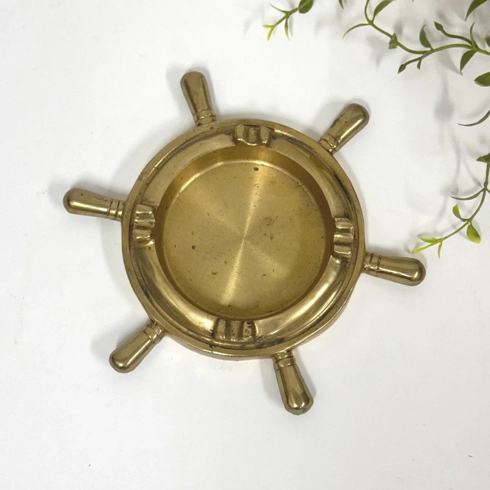 Vintage solid brass